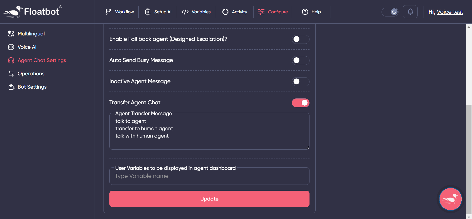 Step 9: Formulate Agent Flow Triggers 