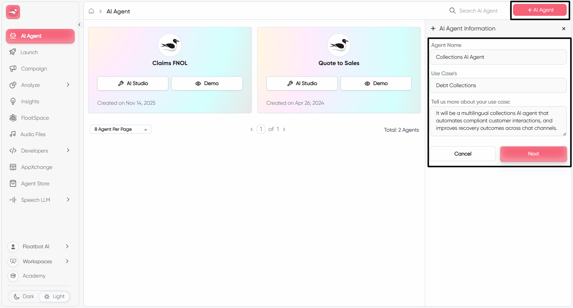 step 1 - create a bot