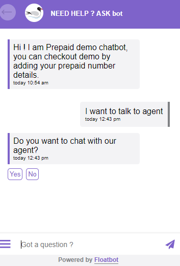 Switch-to-agent
