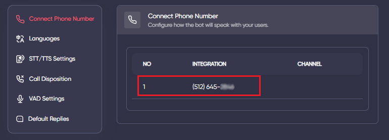 Connect phone numbers