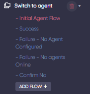 switch to agent