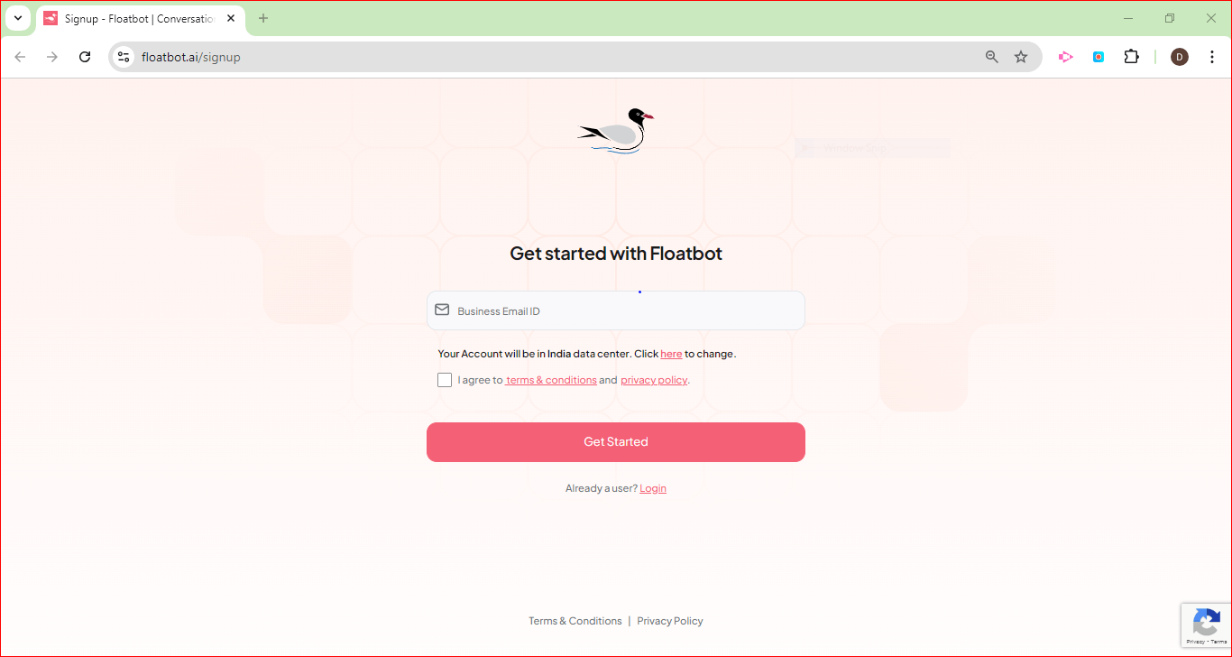 Floatbot Signup