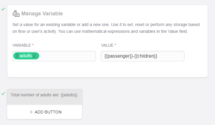 variable in floatbot